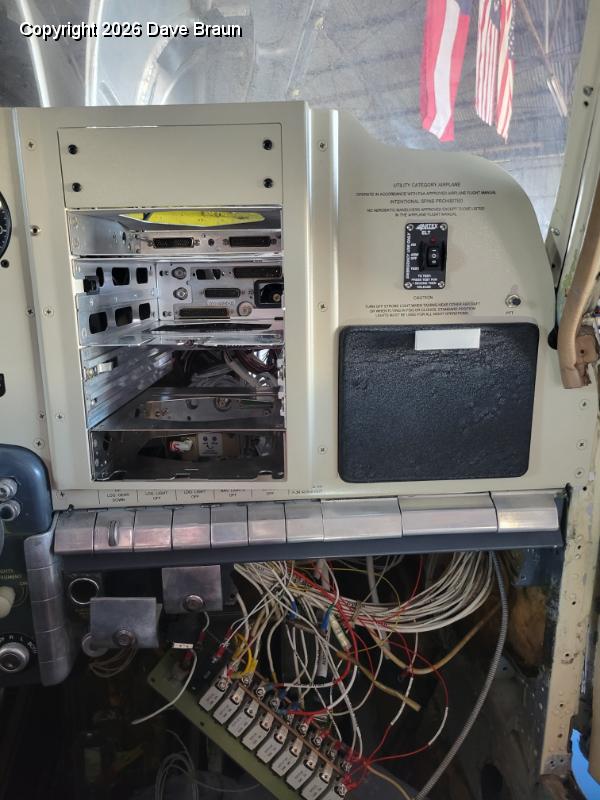 2024-10-20 17.13.24.jpg - The instrument panel is in, along with the Approach Fast Stack harnesses so I can wire all the circuit breakers in this awkward position.