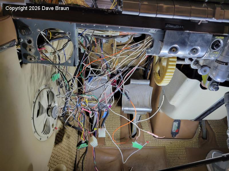 2024-01-12 17.02.23.jpg - Most of this spaghetti is the intercom wiring. An all new audio panel will eliminate this mess.