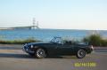 Maggie at Mackinaw Bridge