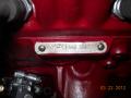 Engine number plate installed