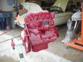Engine painted note saran wrap over rockers 02
