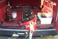 loading engine block on van