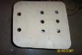base cut out holes drilled for air RH