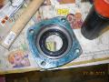 Hylomar on the bearing housing flange