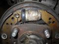 Left rear brake disassembly 01