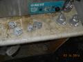 Parts after glass beading