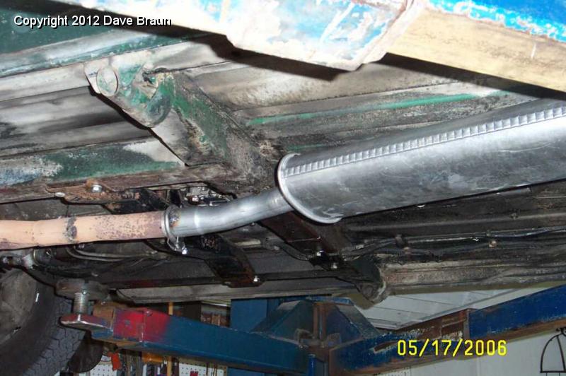 first pipe and muffler hung with a bit of weld.jpg