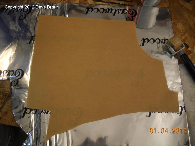 Creating paper patterns for sound deadening and heat protection 01.jpg