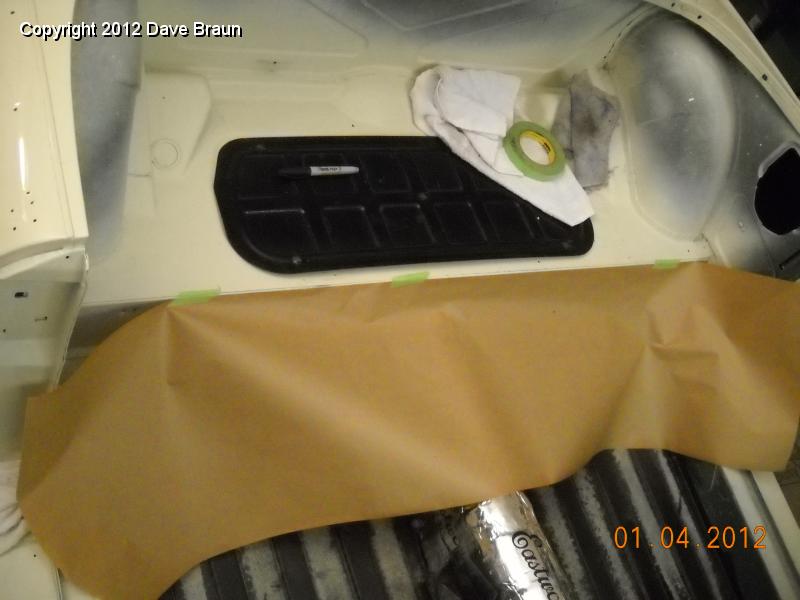 Creating paper patterns for sound deadening and heat protection 02.jpg