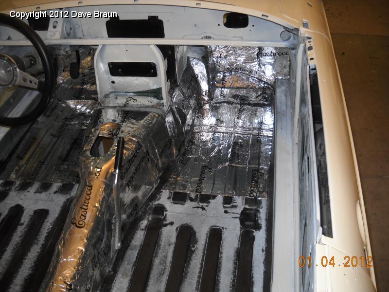 Heat and sound material complete on foward floor boards01.jpg