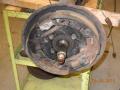 Removing axles and backing plates rear axle 02