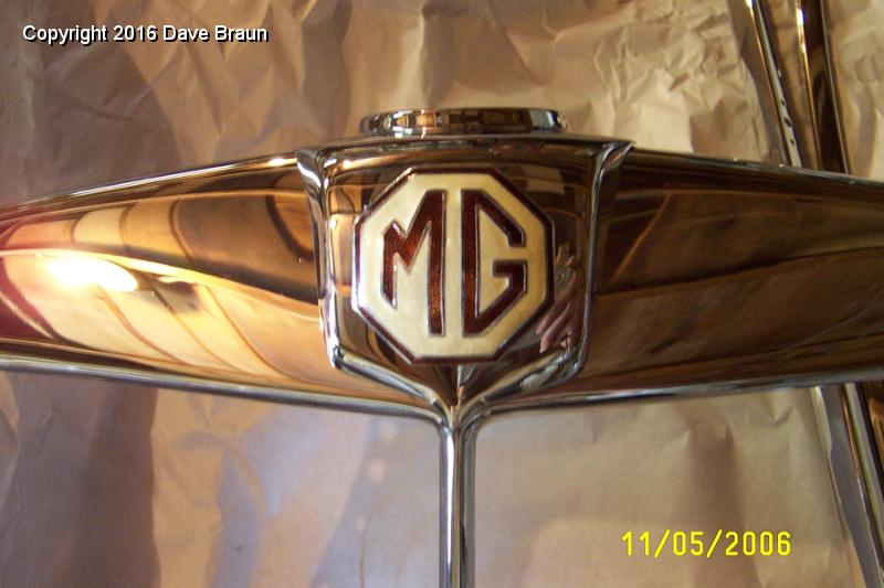 nose piece and emblem in place.JPG - False nose and Medalion installed.