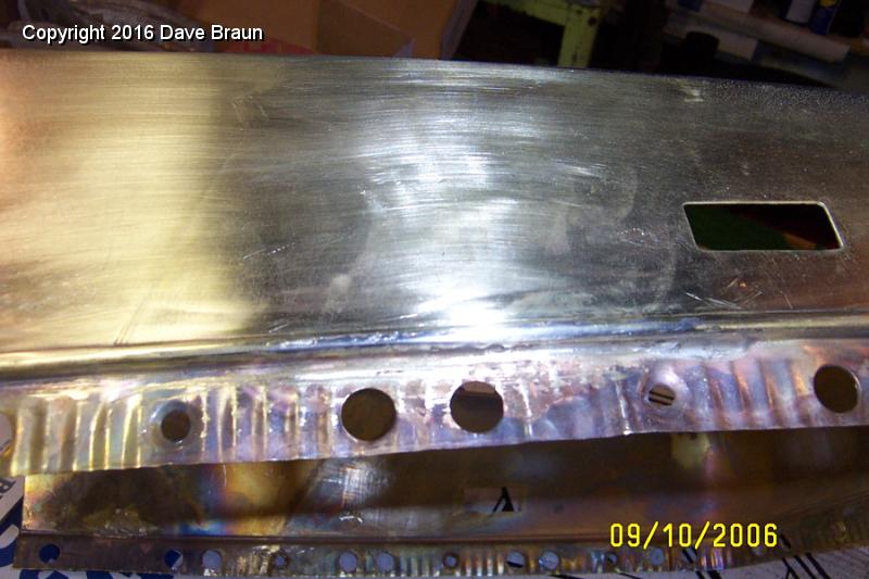 filling a void we missed at first on opposite side of shell.JPG - Filling a void we missed at frist on the otherside.