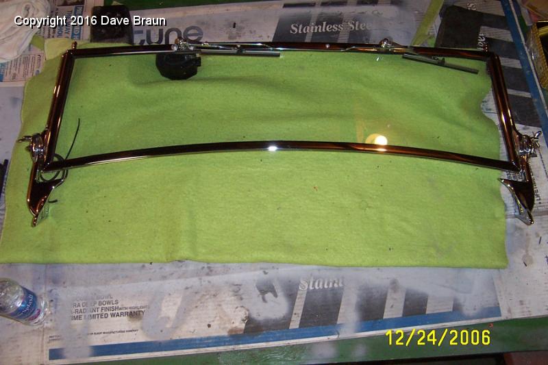 wiper motor wrong segment gear orientation.jpg - Everything installed. Except the motor moved in such a way to make me expect that the wipers would park as shown. When I switched them on, they jammed. It turned out that the instructions I got from the archives were 90 degress off from what my motor required. So I disassembled the wiper motor, fixed a few things that I thought I could have done better, and reoriented the round gear 90 degrees from where it was.