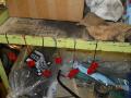 Painting manifold hold down lugs (2)