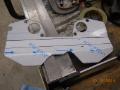 Using Bench Brake to put bends in Kirks Auto heat shield (2)